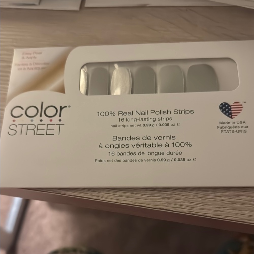 Color Street Nail Polish Strips Silver Lust